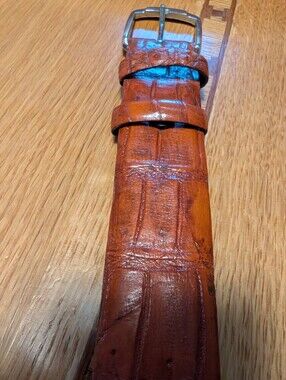 Vintage Crocodile Belt,40"